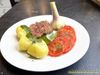 Junge Dill-Kartoffeln mit gegrilltem Rumpsteak