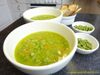 Erbsensuppe mit Gremolata