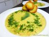 Linsensuppe mit Garnelen