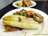 Spargel mit Schollenfilet