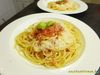 Tomaten-Speck-Sauce zu Spaghetti